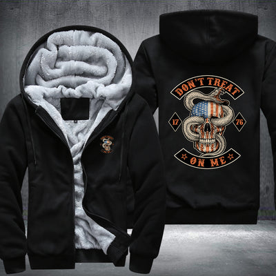 DON'T TREAT ON ME 1776 Fleece Hoodies Jacket
