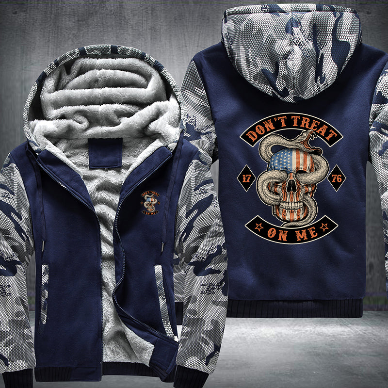DON'T TREAT ON ME 1776 Fleece Hoodies Jacket