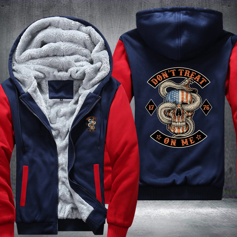 DON'T TREAT ON ME 1776 Fleece Hoodies Jacket