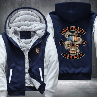 DON'T TREAT ON ME 1776 Fleece Hoodies Jacket