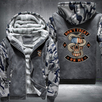 DON'T TREAT ON ME 1776 Fleece Hoodies Jacket