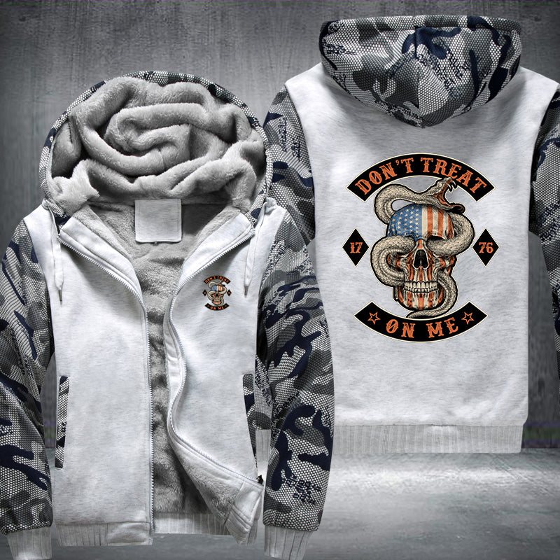 DON'T TREAT ON ME 1776 Fleece Hoodies Jacket