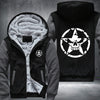 Skull Star Circle Fleece Hoodies Jacket