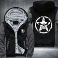 Skull Star Circle Fleece Hoodies Jacket