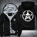 Skull Star Circle Fleece Hoodies Jacket