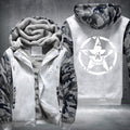 Skull Star Circle Fleece Hoodies Jacket