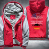 Living in America with German root Fleece Hoodies Jacket