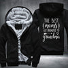 The Best Moms get promoted to Grandma Fleece Hoodies Jacket