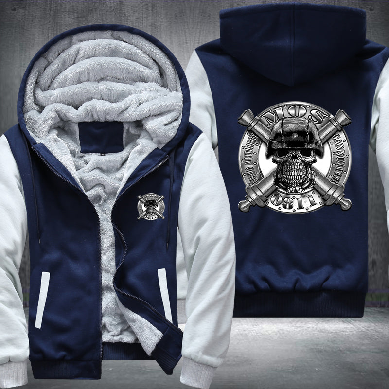 Military MOS 0811 Fleece Hoodies Jacket