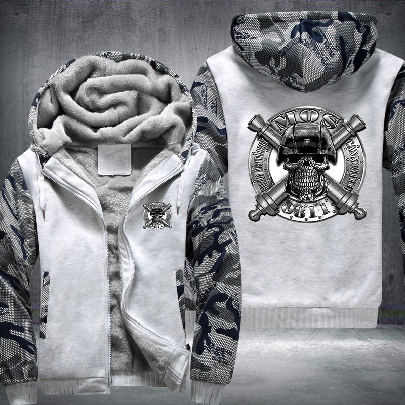 Military MOS 0811 Fleece Hoodies Jacket