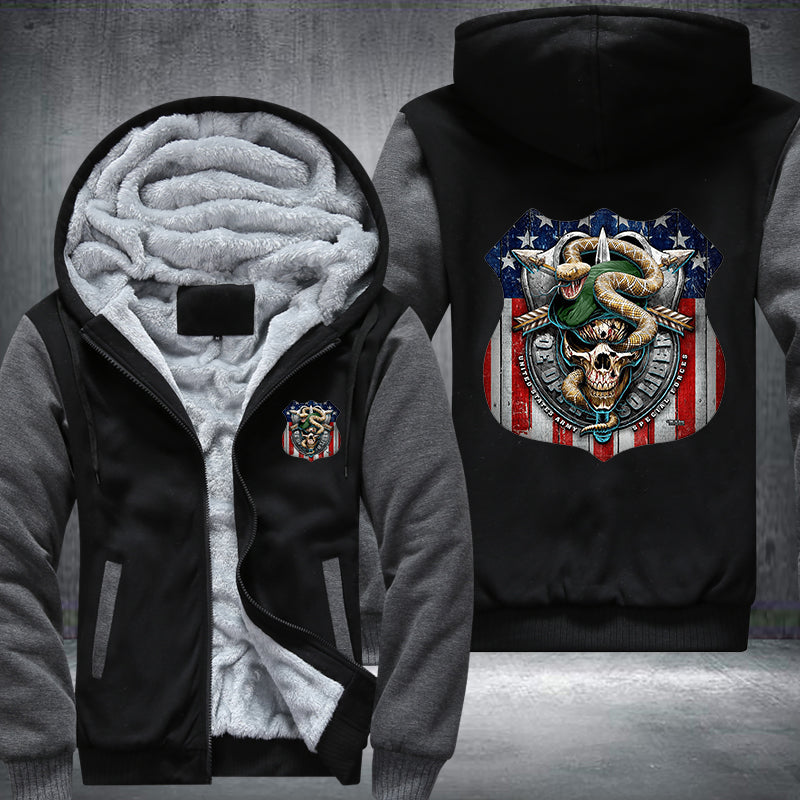 US army special force Fleece Hoodies Jacket