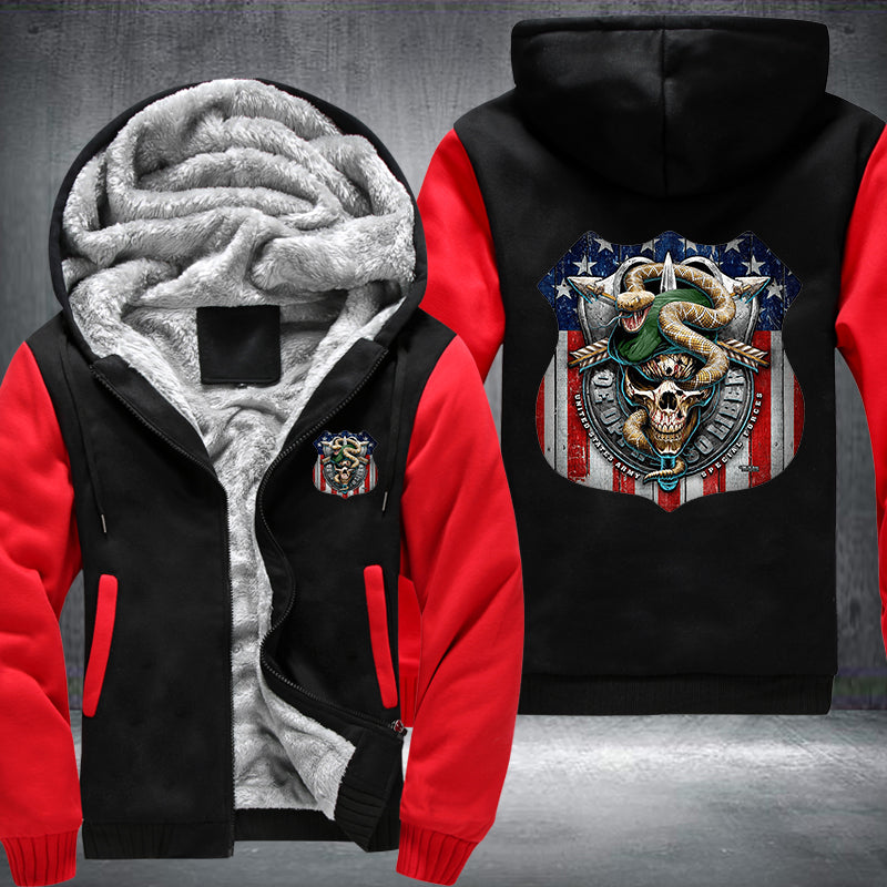 US army special force Fleece Hoodies Jacket