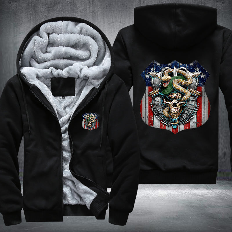 US army special force Fleece Hoodies Jacket