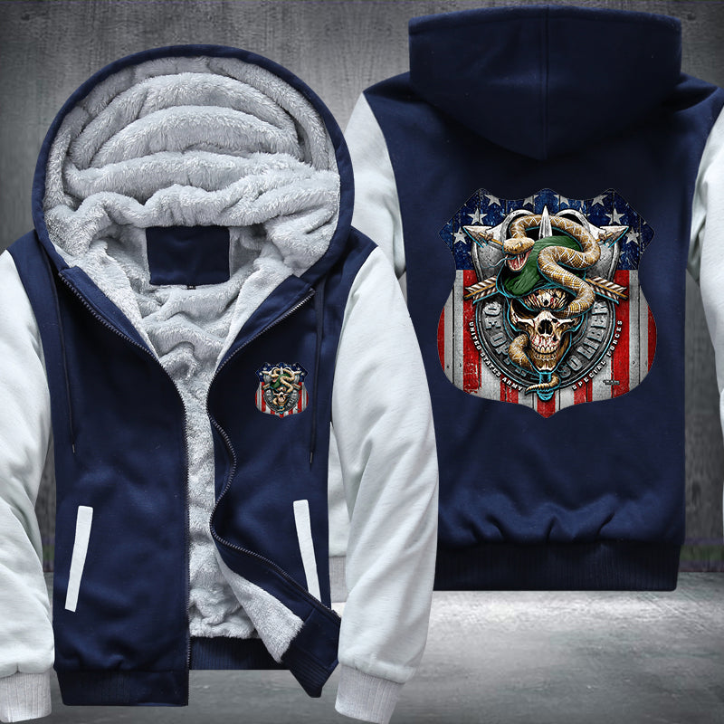 US army special force Fleece Hoodies Jacket