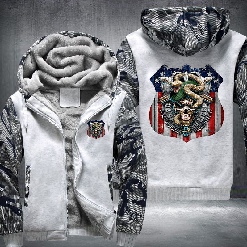 US army special force Fleece Hoodies Jacket
