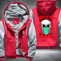 Skull stay safeFleece Hoodies Jacket