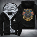Navy United State Fleece Hoodies Jacket