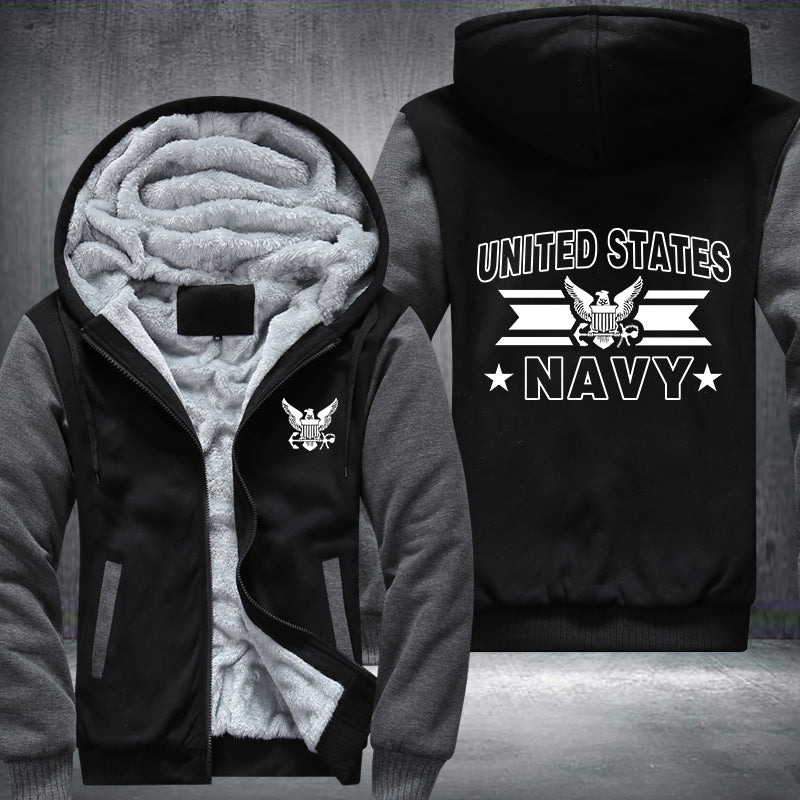United States Navy Fleece Hoodies Jacket