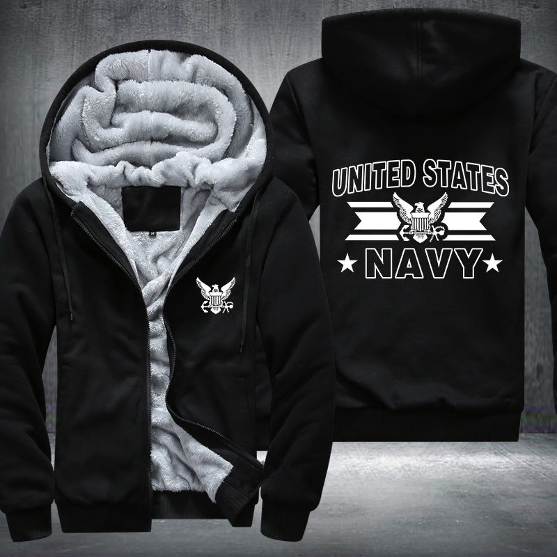 United States Navy Fleece Hoodies Jacket