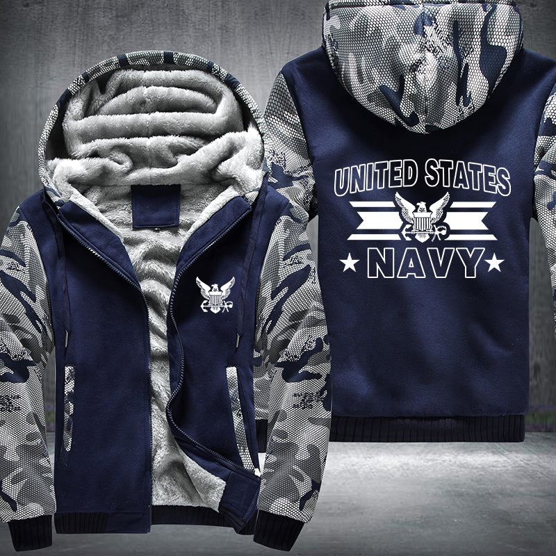 United States Navy Fleece Hoodies Jacket
