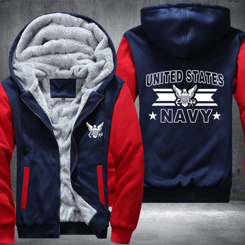 United States Navy Fleece Hoodies Jacket