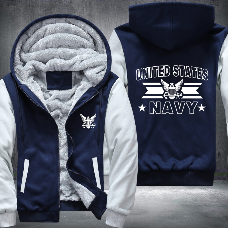 United States Navy Fleece Hoodies Jacket