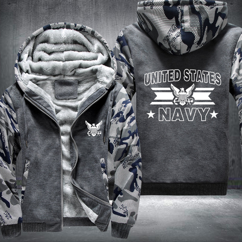 United States Navy Fleece Hoodies Jacket