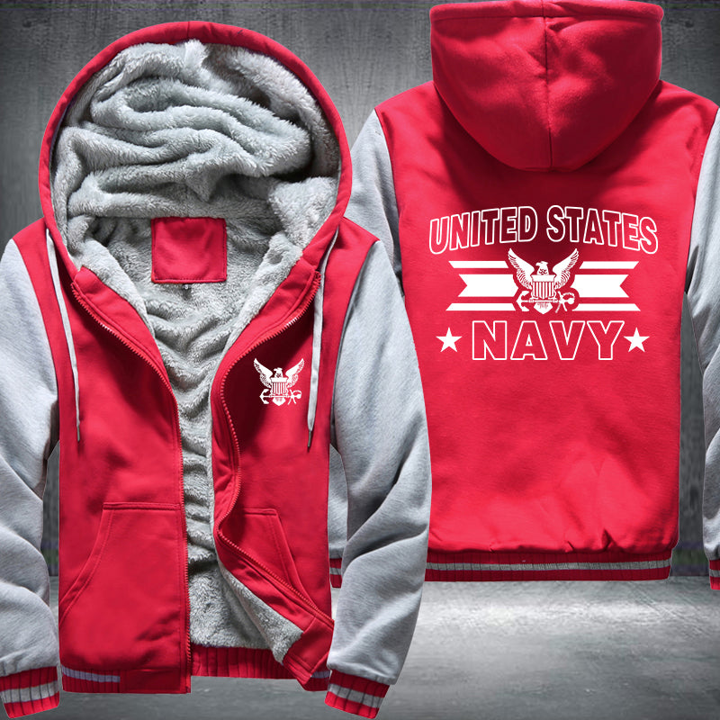United States Navy Fleece Hoodies Jacket