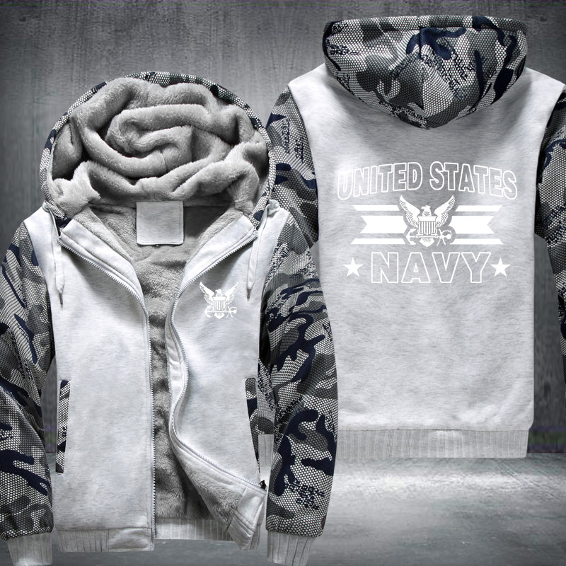 United States Navy Fleece Hoodies Jacket