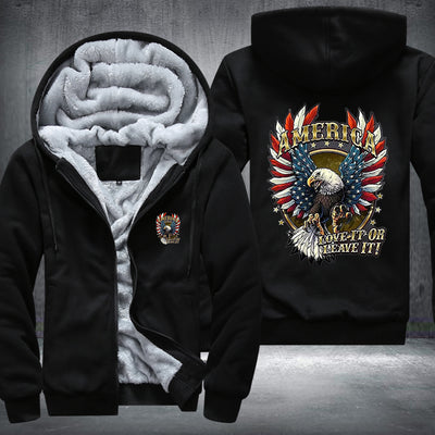 America love it or leave it Fleece Hoodies Jacket