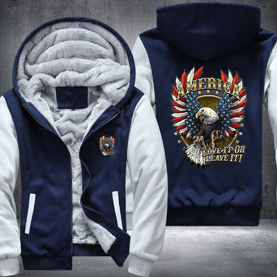 America love it or leave it Fleece Hoodies Jacket