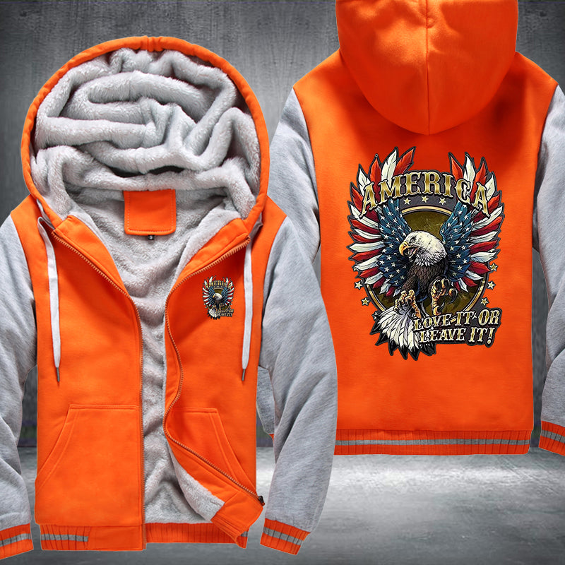 America love it or leave it Fleece Hoodies Jacket