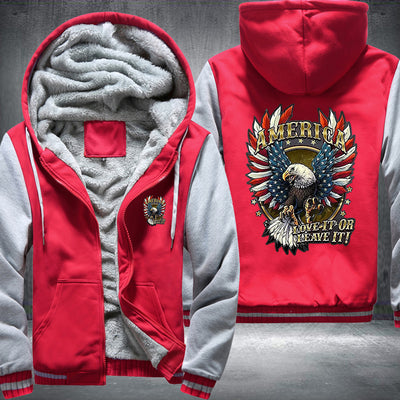 America love it or leave it Fleece Hoodies Jacket