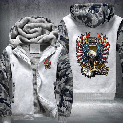 America love it or leave it Fleece Hoodies Jacket