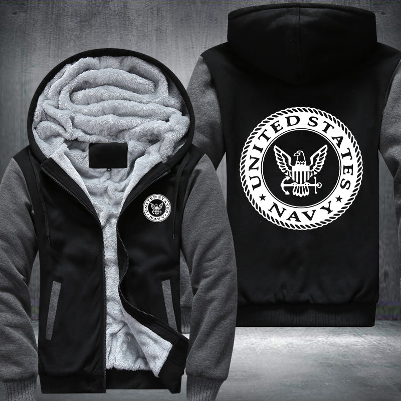 United State Navy designed Fleece Hoodies Jacket