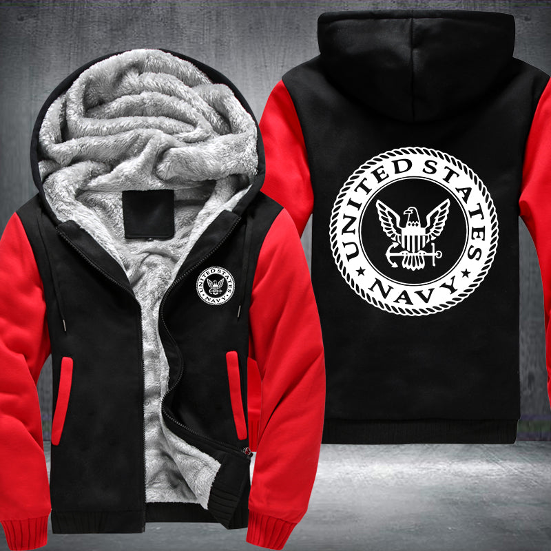 United State Navy designed Fleece Hoodies Jacket