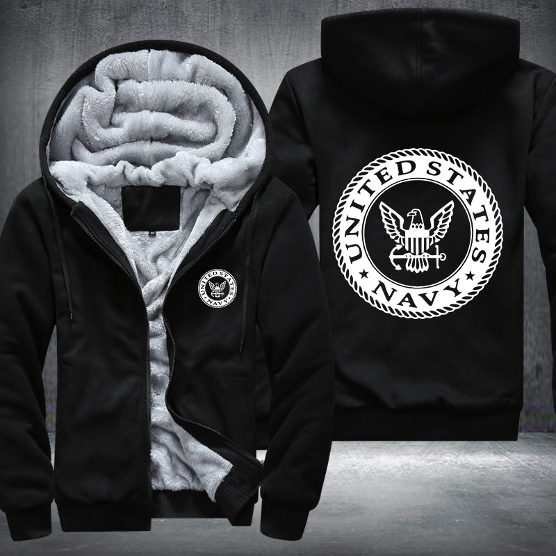 United State Navy designed Fleece Hoodies Jacket
