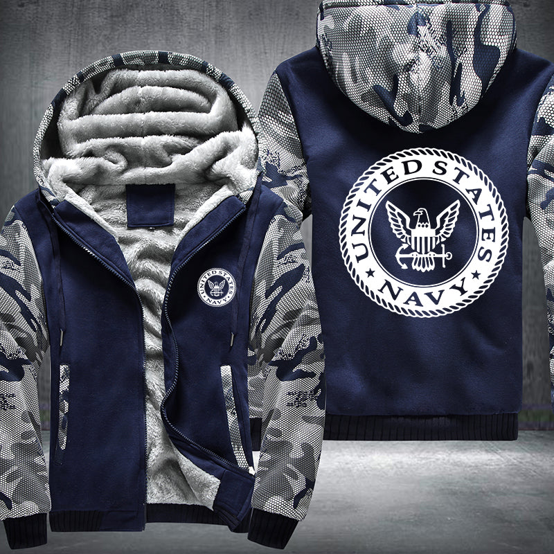 United State Navy designed Fleece Hoodies Jacket