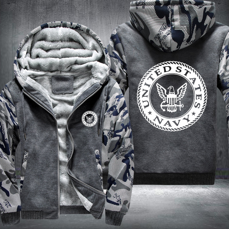 United State Navy designed Fleece Hoodies Jacket