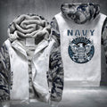 America Navy designed Fleece Hoodies Jacket
