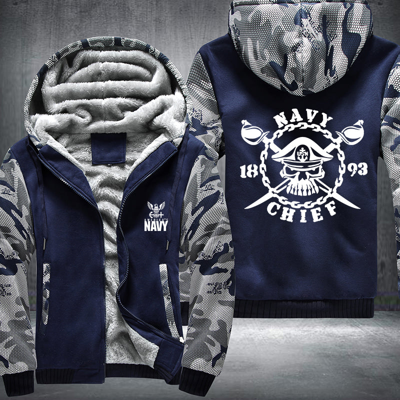 Navy Chief Fleece Hoodies Jacket