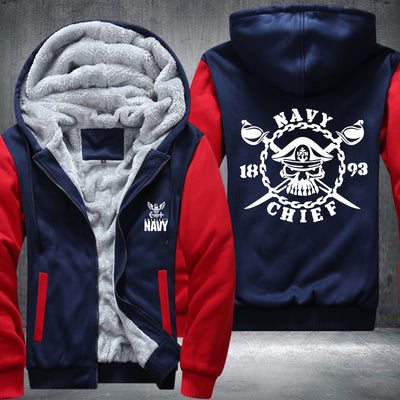 Navy Chief Fleece Hoodies Jacket
