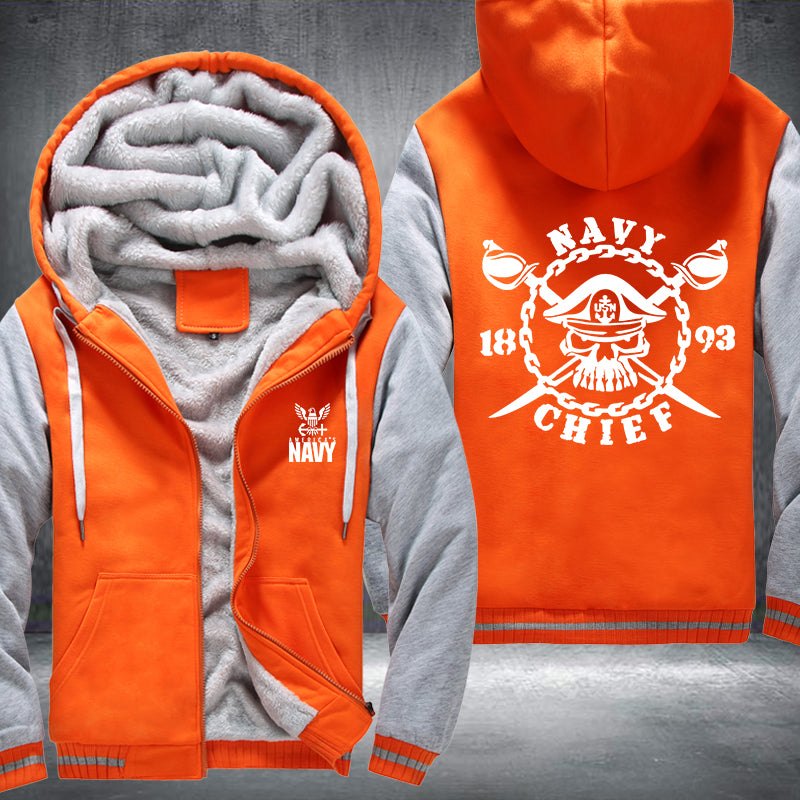 Navy Chief Fleece Hoodies Jacket