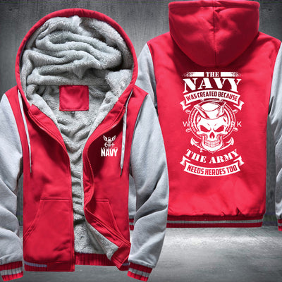 The Navy Fleece Hoodies Jacket