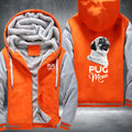 PUG MOM DOG Fleece Hoodies Jacket