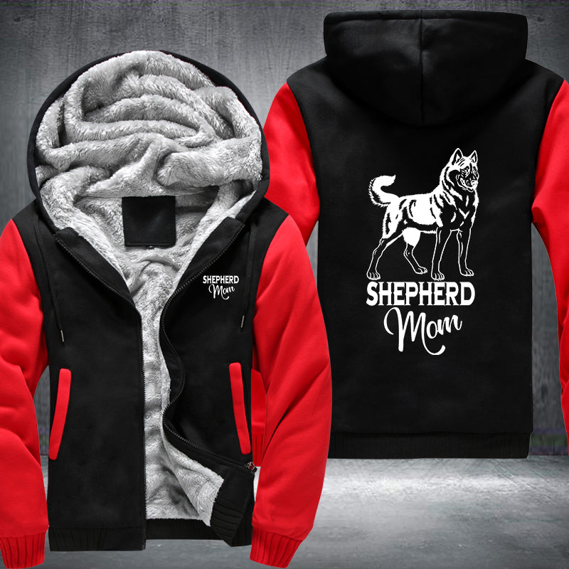 SHEPHERD MOM DOG Fleece Hoodies Jacket