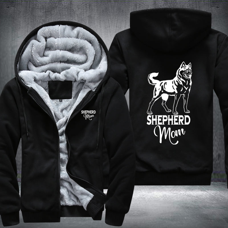 SHEPHERD MOM DOG Fleece Hoodies Jacket