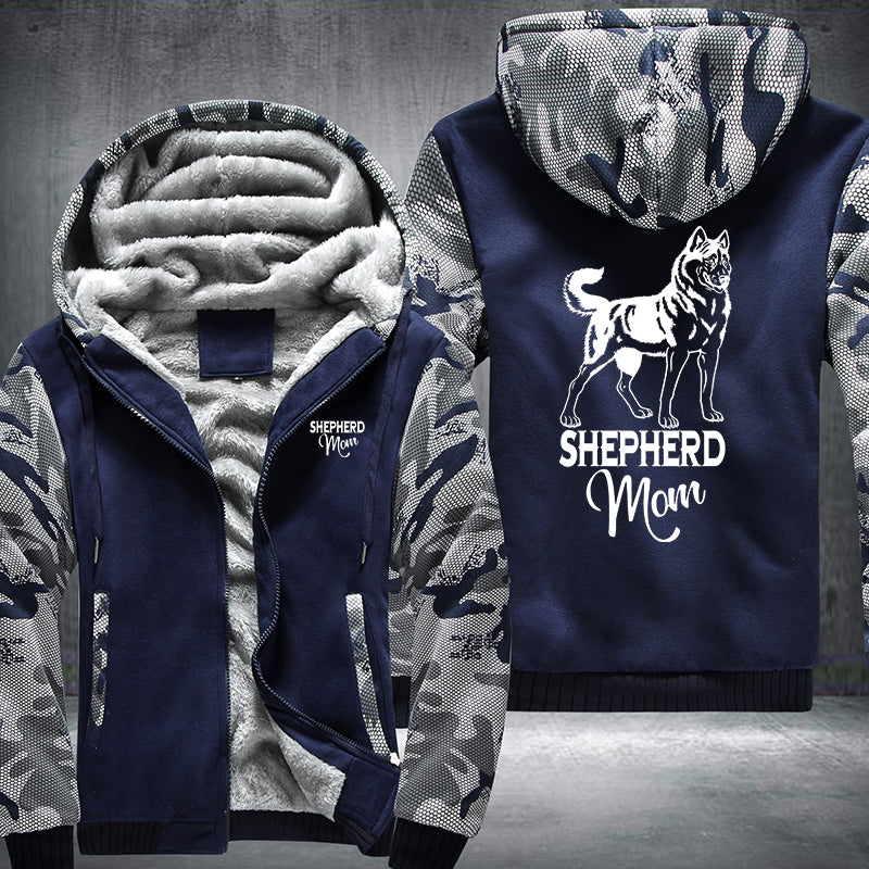 SHEPHERD MOM DOG Fleece Hoodies Jacket