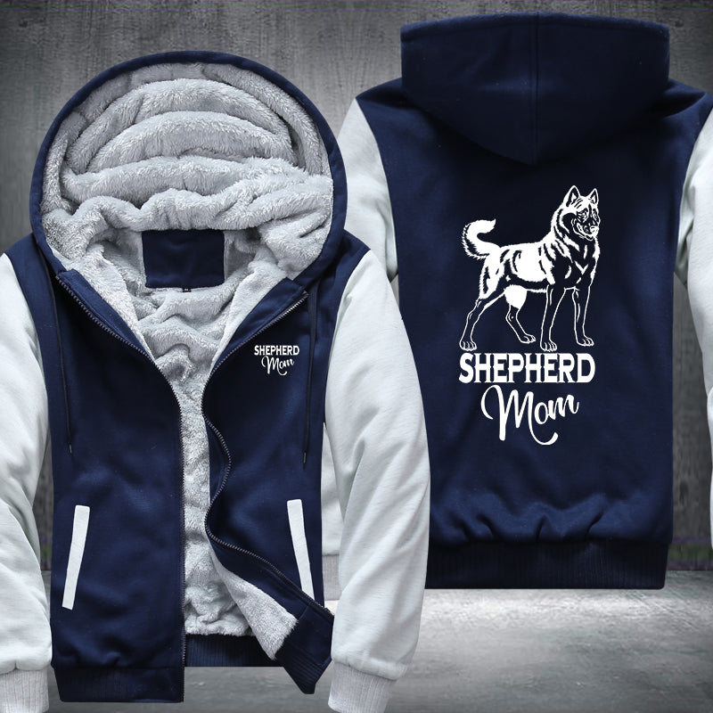 SHEPHERD MOM DOG Fleece Hoodies Jacket