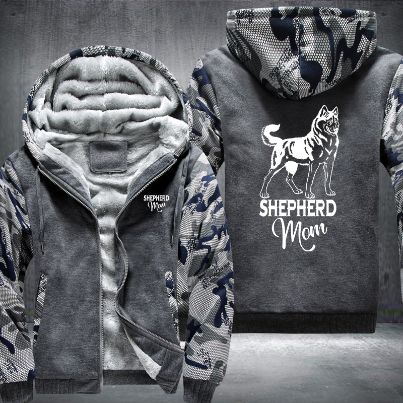 SHEPHERD MOM DOG Fleece Hoodies Jacket